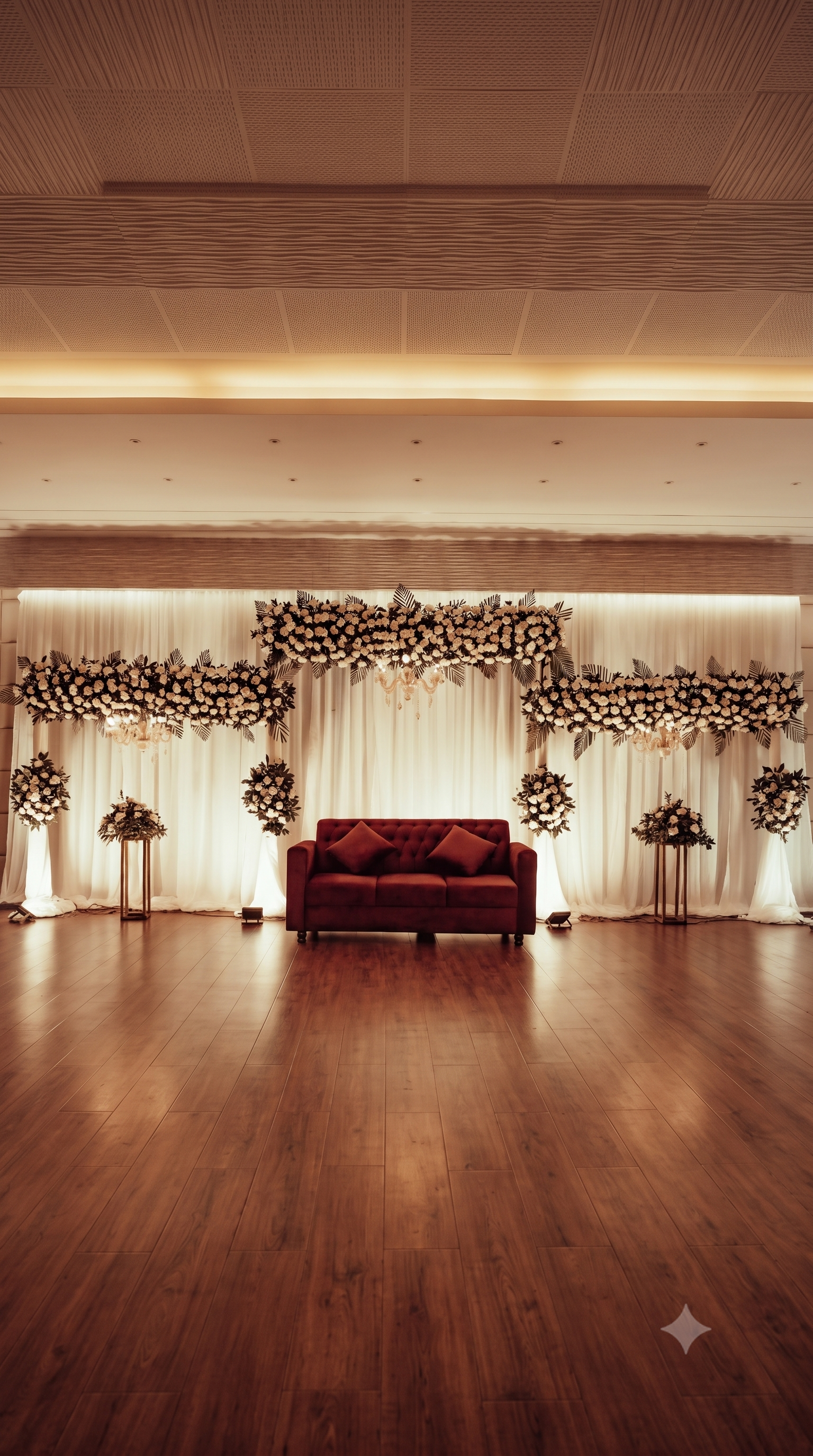 Cinematic Stage Setup wedding decor portfolio